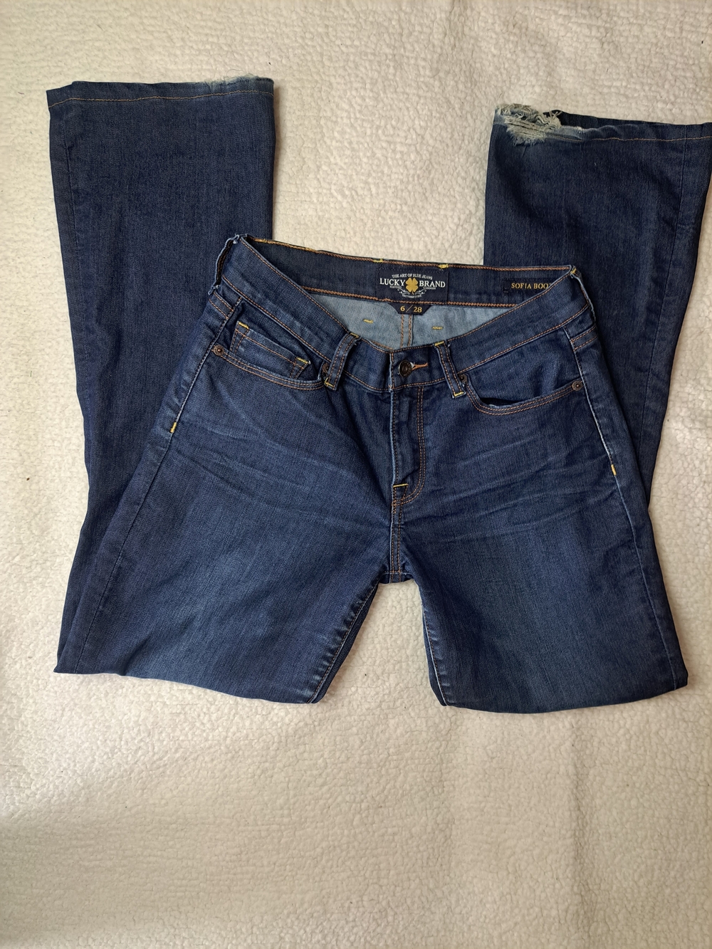 Lucky Brand Women's Dark Blue Boot Cut Jeans